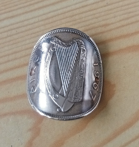 Walking stick badge 1967 - badge,