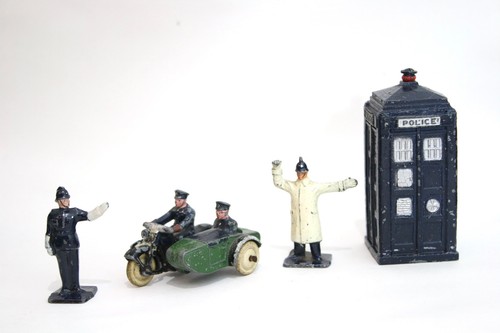 Dinky toys pre war police - pre-war,