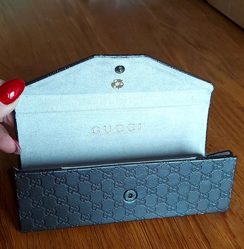 Gucci glasses case dark - glasses, brown