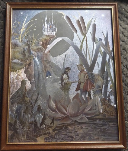 Vintage foil dufex art - foil, print