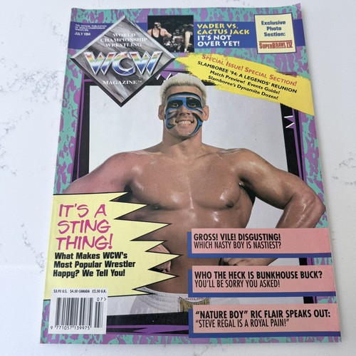 Wcw magazine vgc july - wcw,