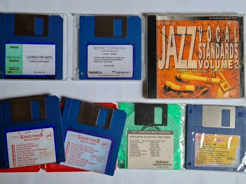Mixed lot vintage midi song - mixed, of