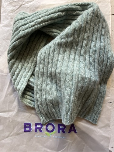 Brora cashmere short scarf - brora,
