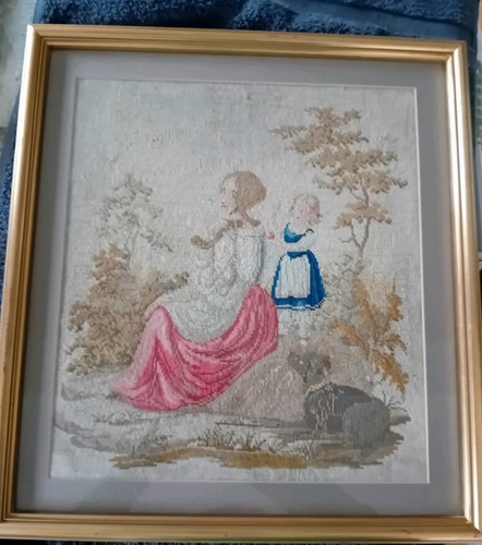 Antique victorian wool - victorian,