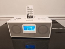 Red Alarm Clock Radio ,Dock