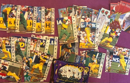 Cricket card set - card, set-1995-96