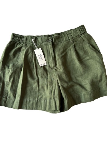 Next linen shorts - shorts, green