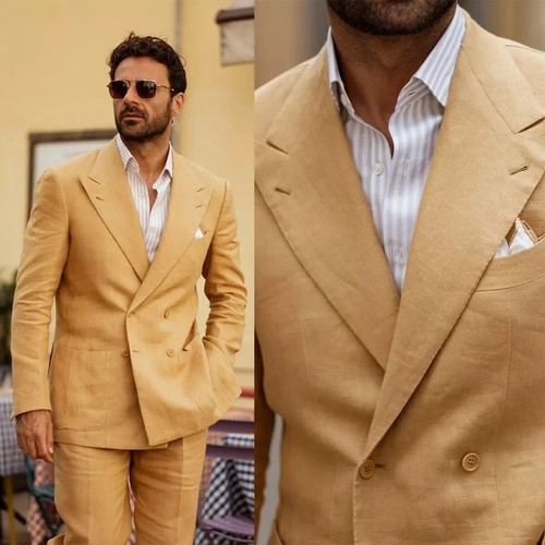 Linen business men suits - business,