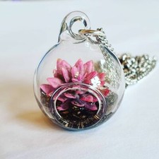 Handmade TINY BLUSH TERRARIUM
