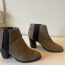 Red Herring Brown Faux Suede