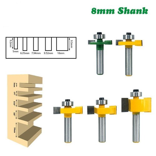 8mm shank rebate - shank, router