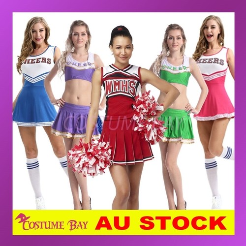 Ladies cheerleader costume - cheerleader,