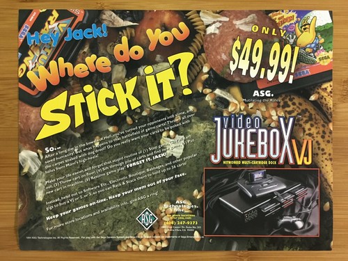 1994 video jukebox sega - jukebox,
