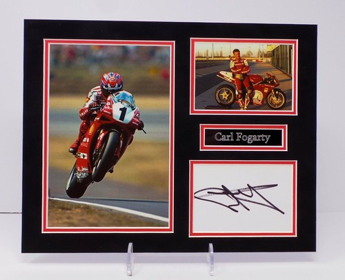 Carl fogarty signed - signed, mounted