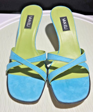 Vaneli Merja Turquoise Suede