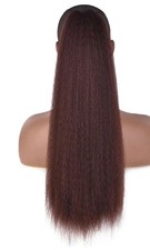 Ponytail Extension 30 Inch Long Afro Yaki Kinky Drawstring Ponytail 33#