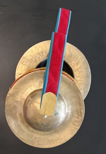 Large tibetan brass meditation - large,
