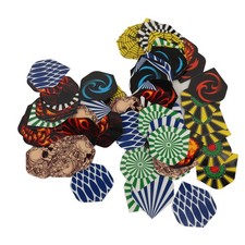 77Pcs Dart Flights PET