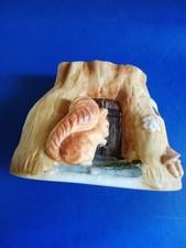 Schmid Beatrix Potter Squirrel Nutkin Tree House Figure Ornament Good Condition