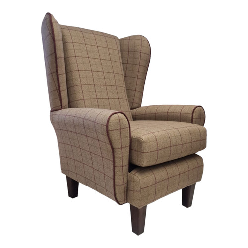 Wing back queen - queen, chair