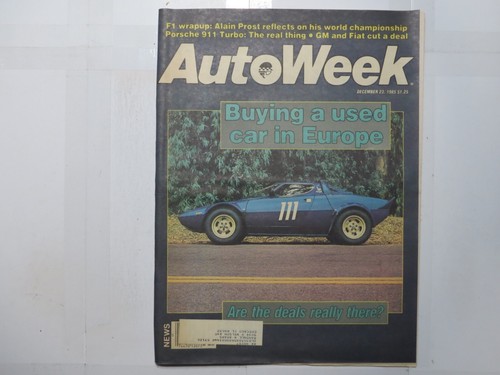 December 1985 autoweek - 1985,