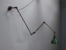 Scarce XL Vintage Industrial Antique Dugdills Wall Desk Table Lamp Light