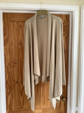 BHS Waterfall Cardigan - Medium - Stone