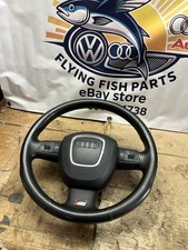 Audi S4 B7 Auto Paddles Perforated Leather Steering Wheel Used Compete Fit A4 B7