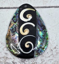 Vintage Hand Carved Paua
