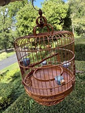 Vintage Chinese Bamboo Bird