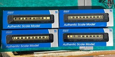 Rake of 4 N Gauge Dapol GWR
