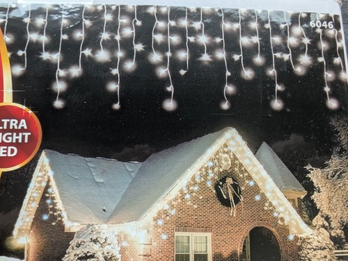 480 led ice white icicle - led,