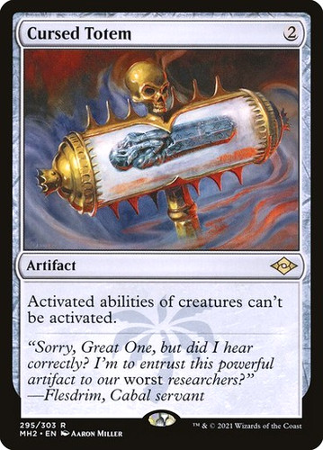 Mtg cursed totem modern - totem,