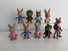 Peter Rabbit Figures Bundle - CBeebies - 9 Figures - In Great Condition