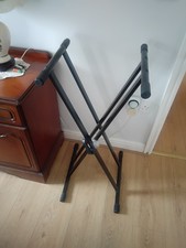 Heavy duty double brace stand for Yamaha keyboard Tyros PSRS series etc