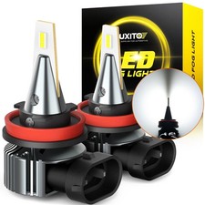 2X AUXITO H11 H8 White LED DRL