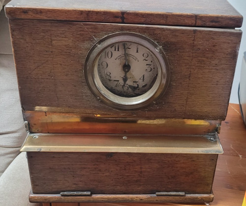 Antique time recorder - antique, supply