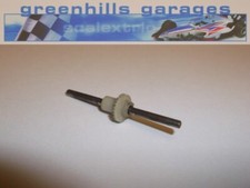 Greenhills Scalextric Formula Junior Rear Axle 44mm & Gear Wheel White / gre