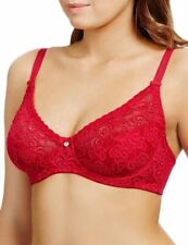BERLEI HEAVEN LACE UNDERWIRED SOFT CUP BRA PASSION RED B5041 WOMEN LINGERIE (N7)