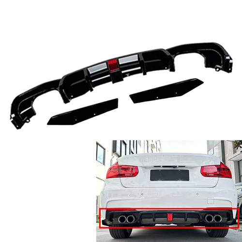 Rear bumper splitter spoiler - rear,