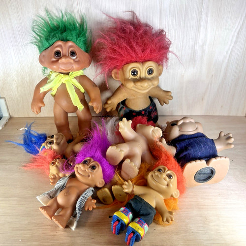 Vintage trolls dolls job lot - trolls,