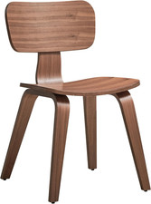 Set of 2 Walnut Scandinavian