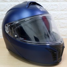 AGV Tourmodular Flip-Up Motorcycle Helmet c/w INSYDE Comms - Blue - L : 59 - 60