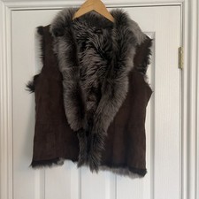 Chocolate Brown Real Sheepskin