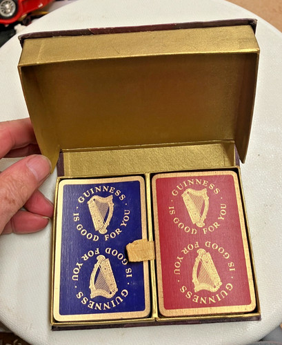 Vintage guinness playing cards - vintage,
