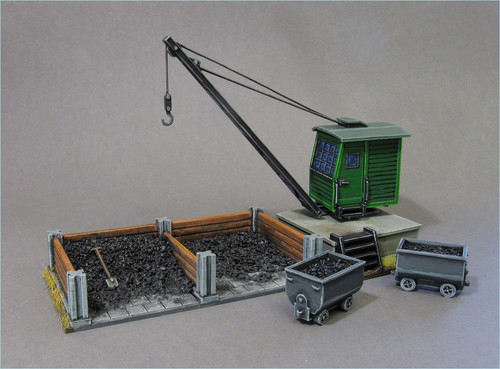 Wargaming terrain coal bunker - wargaming,