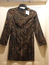 BNWT ZARA Printed Velvet Mini