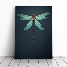 Dainty Dragonfly Canvas Wall