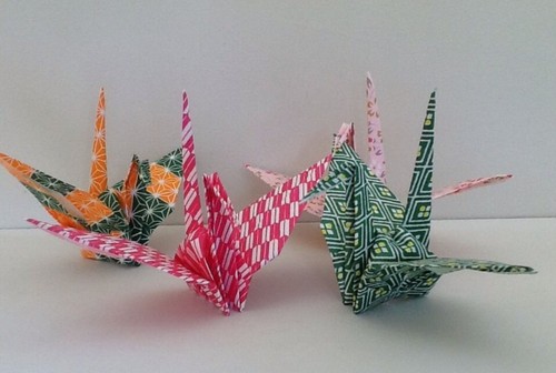 Four assorted handmade - four, origami