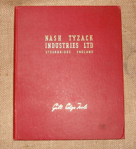 Nash tyzack tool catalogue - tyzack,